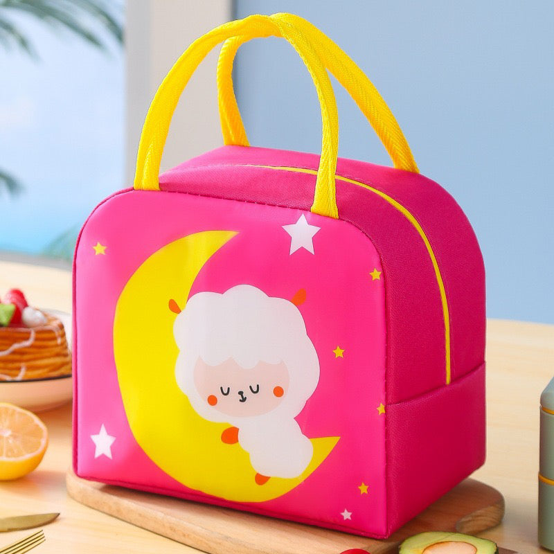 Kids Insulated Lunch Bag - Moon Pink