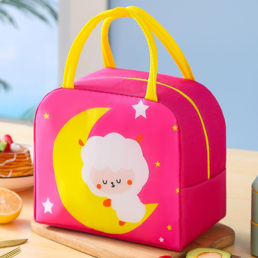 Kids Insulated Lunch Bag - Moon Pink