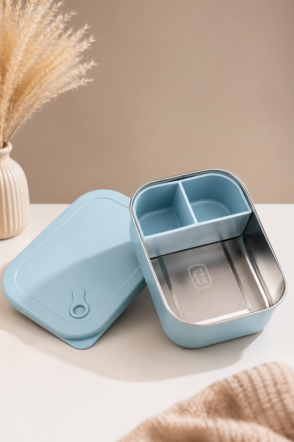 Premium Stainless Steel Lunch Box – For Kids & Adults