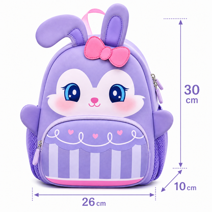 Purple Bunny Kids Backpack