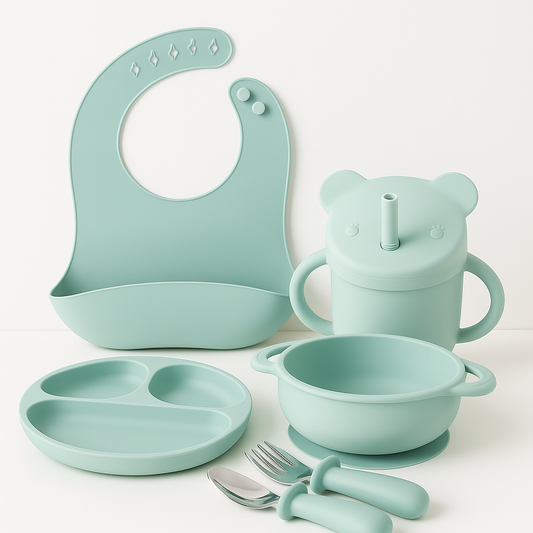 Silicone Meal Set of 6 - Green