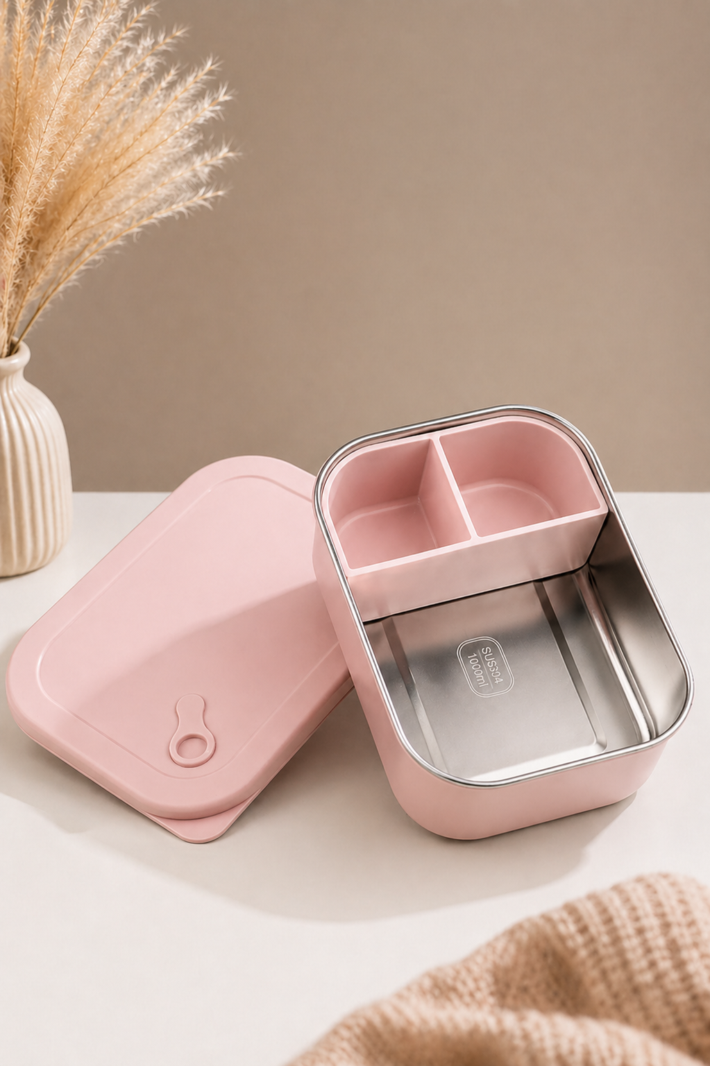 Premium Stainless Steel Lunch Box – For Kids & Adults