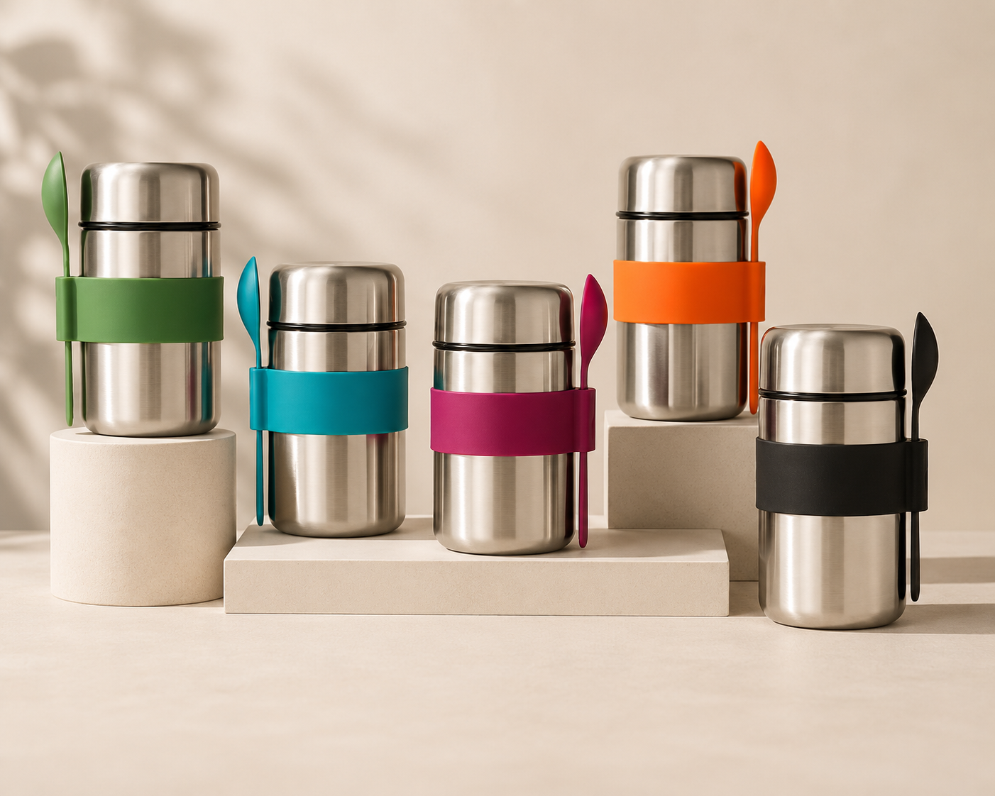 400ml Food Jar Stainless Steel for Adults