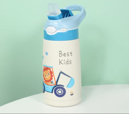 400ml Stainless Steel Water Bottle for Kids - Blue